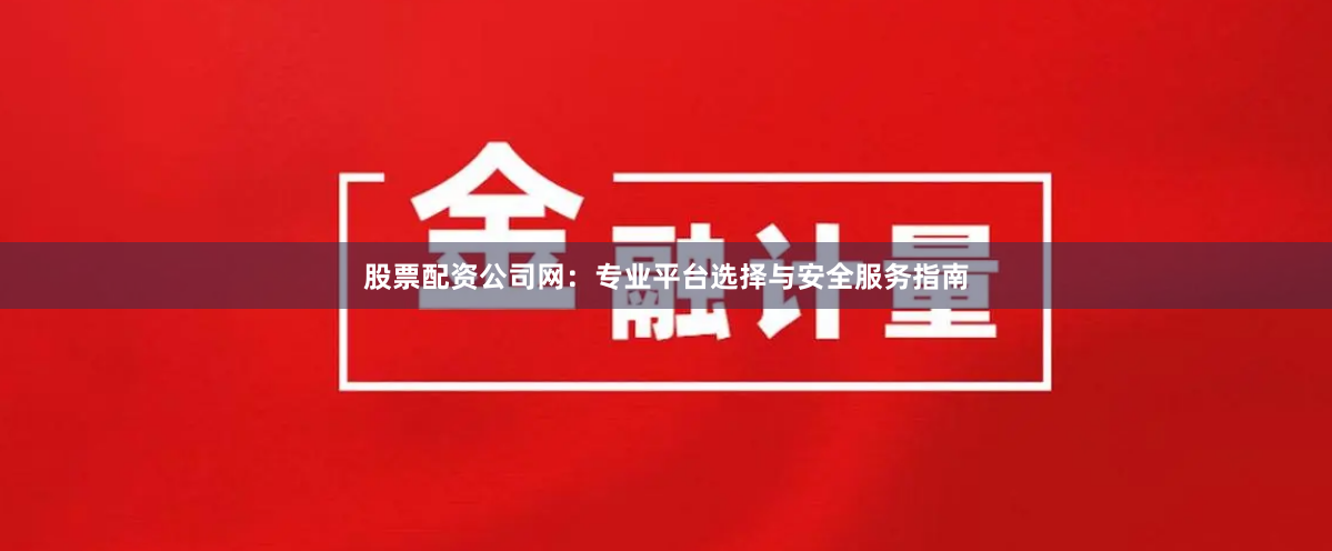股票配资公司网：专业平台选择与安全服务指南