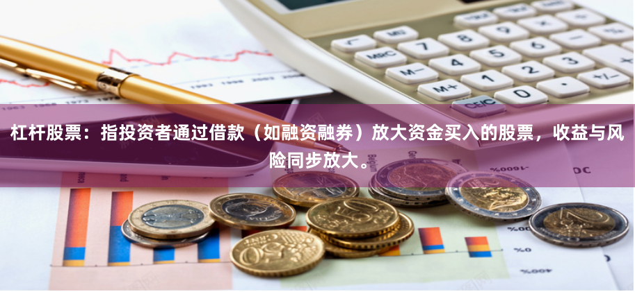 杠杆股票：指投资者通过借款（如融资融券）放大资金买入的股票，收益与风险同步放大。